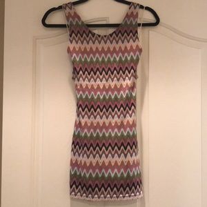 Missoni knock off mini dress